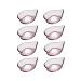 Sauce Dipping Saucer Sauce Dipping Bowls Multipurpose Glass Side Dish Bowl Pink Stylish Design Seasoning Dishes Soy Dipping Sauce Dishes Good for Ketchup Soy Sauce Snacks Fruits-Set Of 8 Soy Sauce B