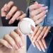 Nail Seal Stamp Silicone Stamper Heads for DIY Nail Art Decoration (2PCS, Purple & Clear) - Buy Online on GoSupps.com