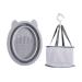 Makeup Brush Cleaning pad Folding Beauty Tools Cleaning Brush Beauty Blender Powder Puff Cleaning Gray Two-piece Suit free