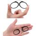 Kodilin 2 Pack Reading Glasses for Women & Men - 1.0 Diopter Monocle Glasses Mini Nose Clip B gellose Black & Blue - Buy Online on GoSupps.com