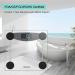 Triomph Smart Digital Bathroom Scale with Step-On Technology - LCD Backlit Display, 400 lbs Capacity (Black) - Buy Online on GoSupps.com