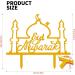 Eid Mubarak Cake Topper Ramadan for Hajj Mubarak Cake Decorations - Buy Online on GoSupps.com