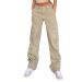 Parachute Pants Y2K Women Cargo Pants Baggy Cargoose Track Pants Streetwear Vintage Jeans Pants 90s E-Girl Streetwear Cargo Pants Y2K Sports pants Lang Lock 06-Khaki S