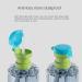 Spill Proof Water Bottle Straw Cap Portable SodaWater Bottle Twist Cover Cap with Straw for Children Adults - Buy Online on GoSupps.com