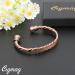 Cigmag Copper Lymphatic Drainage Bracelet for Women - 99% Pure Solid Copper | Adjustable with 2 Magnets - Buy Online on GoSupps.com