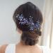 IYOU Bridal Wedding Hair Vine Blue Crystal Hair Piece Beads Headband Bride Bridesmaid Hair Accessories for Women - Buy Online on GoSupps.com