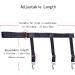 Buy Men's Shirt Holders & Suspenders - Elastic Non-Slip Adjustable Shirt Stays (1 Pair) - O-Shape for Perfect Fit - Buy Online on GoSupps.com