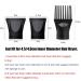 3 Pcs Multifunction Plastic Hair Dryer Nozzle Set - Black - Buy Online on GoSupps.com