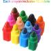 Leinuosen Stacking Crayons - 12 Buildable Colors for School & Office Supplies - Buy Online on GoSupps.com