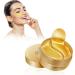 60 Pieces Under Eye Patches 24K Gold Eye Mask for Reduce Puffiness Collagen Hydrating Gel Pads Unisex Beauty Eyes Skin Care Products for Improving Dark Circles Eye Bags Fine Lines