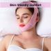 Angzhili 1 Pack V Line Face Lifting Belt Nature Reusable Double Chin Reducer Bandage Adjustable Mask Sleep Mesh Breathable Facial Slimming Strap Small V face Mask for Women and Men (Pink) - Buy Online on GoSupps.com