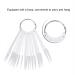 40 Pcs Transparent Stiletto Nail Tips - Nail Art Practice Sticks & Manicure Supplies - Buy Online on GoSupps.com