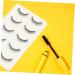 Angoily 5 Pairs Short Eyelash Faux Fake Eyelashes Glue False Lashes Hair Eyelashes 3d Synthetic Eyelashes Lash Cosmetics False Eyelashes Art Eyelashes Artificial Fiber Major Extend 6d - Buy Online on GoSupps.com