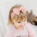 Buy WEIESCIE Baby Girls Nylon Headbands - Newborn Toddler Hairbands & Bows in Pink & White | Stylish Hair Accessories for Children - International Shipping Available - Buy Online on GoSupps.com
