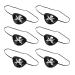 6 Pieces Black Pirate Eye Patch