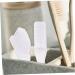 Buifulsic 20-Pack Mini Toothbrushes Soft Nylon Short Handle Safe for Travel & Prisons Clear White Design - Buy Online on GoSupps.com