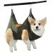 Qrity 1 piece of cat care pocket hammocks dishes dog care hammock set with S hooks for fur care dogs and cats nail cutting -l l green green
