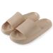 Monerffi women sandals outdoor slippers anti slip beach casual open toe sandals vintage anti-slip breathable lightweight platform 42/43 EU Khaki
