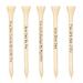 60 PCS Christmas Dad Golf Gifts for Men, 3-1/4 inch Funny Sayings Wooden Golf Tees with Warm Words Golfing Gifts Presents for Dad Grandpa Grandfather Burlywood