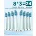 Sonic Electric Toothbrush for Adults and Kids - 8 Replacement Heads, 5 Brushing Modes, 120 Days of Use, 3-Hour Fast Charge - Light Green - Buy Online on GoSupps.com