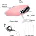 Buy Honoson USB Lash Fan Dryer - Handheld Mini Portable Eyelashes Dryer with Tweezers & Mirror - Rechargeable Pink Fan for Eyelash Extensions - International Shipping Available - Buy Online on GoSupps.com