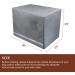 Yotache 36 Inch Dog Crate Cover - Waterproof 600D Polyester Indoor/Outdoor Pet Kennel Cover - Gray, Lightweight & Durable - Fits 36 Double Door Wire Cage with Reflective Strip - Buy Online on GoSupps.com