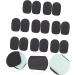 NOLITOY Heel Pad Set - 8 Pairs Shock-Absorption Rear Half Pads for High-Heeled Shoes - Comfort Sole Inserts in Black (9.52x7x0.8cm) - Perfect for Foot Support - Buy Online on GoSupps.com