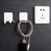 Kakiyi Self Adhesive Stainless Steel Power Plug Holder | Shaver & Toothbrush Wall Hook Organizer for Washroom | International Shipping - Buy Online on GoSupps.com