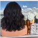 BGHJUE African Black Fluffy Short Hair Lace Front Wig - Pre-Plucked Human Hair for Black Women | Brazilian Remy Quality - Buy Online on GoSupps.com