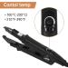 HAUSPROFI Professional Heat Tongs for Hair Extensions - Black Hair Iron for Effortless Styling - Buy Online on GoSupps.com
