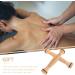 FOMIYES 8-Piece Wooden Roller Massage Device for Upper Back - Improve Blood Circulation - Buy Online on GoSupps.com