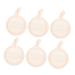 FOMIYES 6pcs Makeup Remover Cotton Face Pad Bath Sponges for Shower Facial Puff Facial Exfoliating Loofah Pads Loofah Beige Spa Makeup Remover Pad