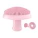 Super Soft Face Scrubber Gentle Silicone Face Scrubber Exfoliator for Cleansing and Massage Facial Wash Exfoliating Brush for Men and Women Cleaning Blackhead Acne Pore (Pink)
