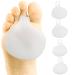 ViveSole Metatarsal Pad (4 Pack) - Forefoot Support Guard w/Toe Ring for Women and Men - Flat Feet Gel Insole Cushion - Silicone Ball of Foot for Sesamoiditis Runner Muscle Soreness Metatarsalgia