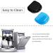 Shop 2PC Dental Disposable Braces & Prosthetic Travel Box - Lightweight with Air Hole Black & Light Blue - Ideal for Mouth Protection - Buy Online on GoSupps.com