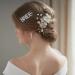 Messen Bride Wedding Hair Pins - Luxury Crystal Rhinestone Barrettes (2 Pieces) Silver - Buy Online on GoSupps.com