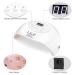 72W UV LED Nail Lamp for Gel Nail Polish - LKE Nail Dryer in White | Nail Art Accessories - Buy Online on GoSupps.com