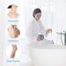 VANZAVANZU Large Luffa Bath Sponge Set of 4 - 80g Mesh Pouf Body Scrubber for Women & Men (Blue-Gray) - International Shipping Available - Buy Online on GoSupps.com
