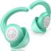 Ear Plugs for Sleeping - Silicone Reusable Washable Earplugs for Noise Cancelling 2 Pairs Sound Blocking Ear Plugs for Sleep Flights Snoring Work Studying (Green) Medium