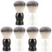 Ipetboom 6 pc manual shaving brush facing accessories Razor brush Tools brushed soap cleaning accessories hairdressing salon shaving brush soft fur shave care needs deliveries man bear as shown x 3 pieces 10.5x3.3cmx3pcs