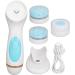 Electric Face Brush Facial Cleansing Brush Residue Removal for Salon (Blue) - Buy Online on GoSupps.com
