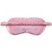 Satin Silk Eye Mask for Women - Soft Breathable Sleep Mask for Travel - Pink - Buy Online on GoSupps.com