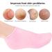 Silicone Gel Moisturizing Socks for Dry, Cracked Feet | Spa Foot Care Waterproof Socks | Fits US Size 6-9 | Pink - Buy Online on GoSupps.com
