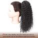 Vigorous Curly Drawstring Ponytail Extension for African Women - Short Afro Kinky Style (1B) - Buy Online on GoSupps.com