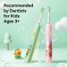 uSmile Kids Electric Toothbrush | Rechargeable Type-C | Soft Bristles | Dinosaur Pattern | 2-Minute Timer | Easy-Grip Silicone Handle | 6 Months Battery Life | Ages 3+ | Green - Buy Online on GoSupps.com