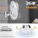 10X Magnifying with Lights - Upgraded 3 Color & 28 LED Lights Cosmetic Mirror HD Press Control - Buy Online on GoSupps.com