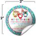 Festive Mugs & Candy Canes Hot Cocoa Bomb Sticker Labels - 40 Count 2 Circle Stickers by Amanda Creation - Buy Online on GoSupps.com