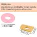 96 Self Adhesive Foam Callus Toe Pads for Foot & Heel Pain Relief - Pinky+Nude - Buy Online on GoSupps.com