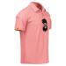 JACKETOWN Mens Polo Shirt Short Sleeve Moisture Wicking Golf Shirts Outdoor Tactical Polo X-Large A-coral Red-012