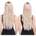 Silk-co 24 inch Wire in Hair Extensions One Piece Hairpiece Sythetic Hidden Elastic Long Straight Half Head Black - Buy Online on GoSupps.com